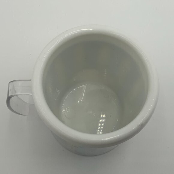 Vintage EMBROIDERED Easter Bunny Rabbit THERMO-SERV Coffee CUP/MUG - 1970's USA - Picture 6 of 7